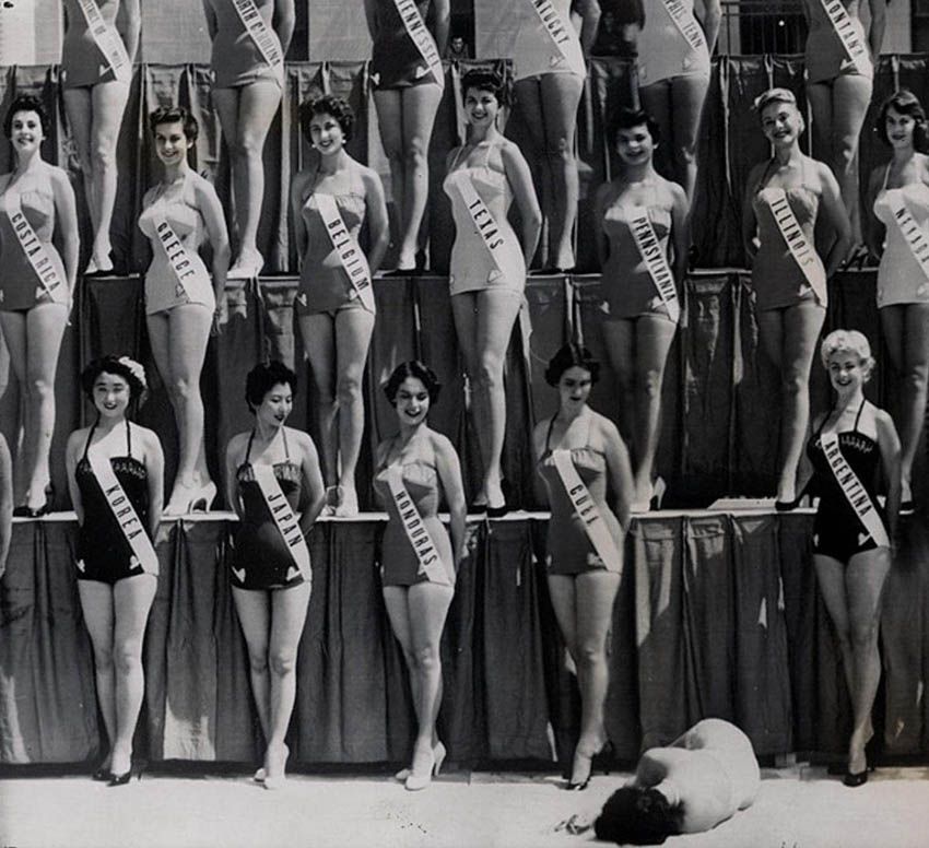 Isis Finlay in the third edition of the Miss Universe pageant held in Long Beach, California.